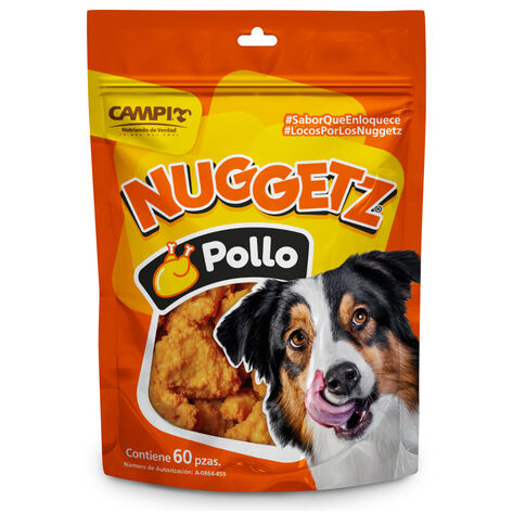 Premios para perro Nuggetz pollo Campi 60 Pzas